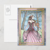 Perdu dans Avalon Carte Postale de Conte de Fées (Devant / Derrière)