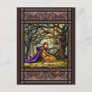 Perdu dans la carte postale en bois