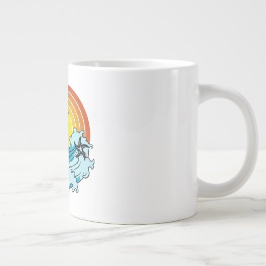 Perdu dans la tasse des vagues (Droite)