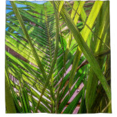 Perdu dans le rideau de douche en Fronds Palm (Devant)