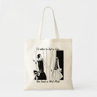 Perdu dans le sac fourre-tout drôle à Saks