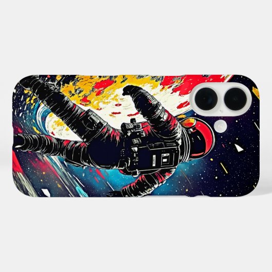 Perdu dans l'espace : coque iphone d'astronautes r (Verso (horizontal))