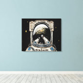 Perdu Dans L'Espace Impression De Toile Étendue (Insitu (Plancher de Bois))