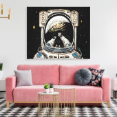 Perdu Dans L'Espace Impression De Toile Étendue (Insitu(Salon))