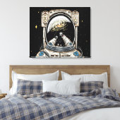 Perdu Dans L'Espace Impression De Toile Étendue (Insitu(Chambre))