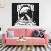 Perdu Dans L'Espace Impression De Toile Étendue (Insitu(Salon))