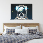 Perdu Dans L'Espace Impression De Toile Étendue (Insitu(Chambre))