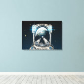 Perdu Dans L'Espace Impression De Toile Étendue (Insitu (Plancher de Bois))