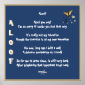 Perdu dans un Quatrain - Aloof - Poster d'Adiela A (Devant)