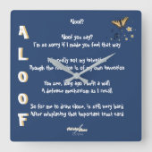 Perdu dans un Quatrain par Adiela Akoo - Horloge A (Recto)