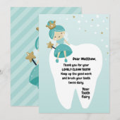 Perdu la première carte dentaire. Note de visite d (Devant / Derrière)