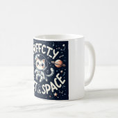 Perdu pure dans l'espace Cute Cat Astronaut Mug (Devant droit)