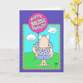 PERDU VISAGE Carte d'anniversaire tardive (Fleur jaune)