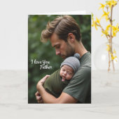 Père aimant carte d'art pour bébé (Fleur jaune)