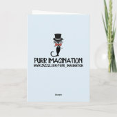 PÈRE CARTE D'ANNIVERSAIRE SPHINX CHAT FUNNY (Dos)