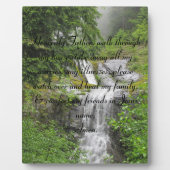 père céleste maison prière Plaque (Devant)