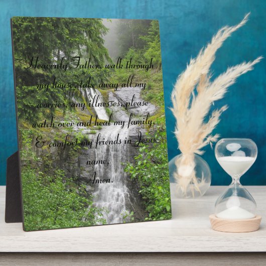 père céleste maison prière Plaque (Côté)