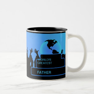 Père Cheering Le plus grand Mug 2 du monde