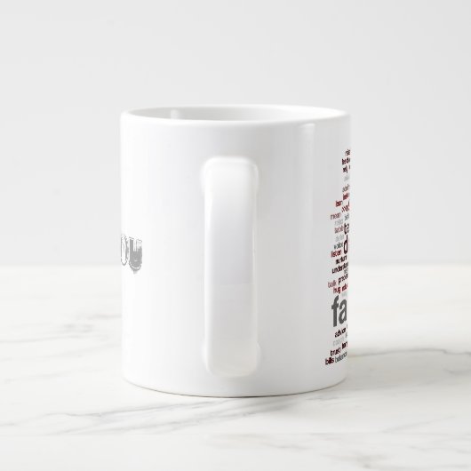 Père Cloud Mot Mug (Dos)