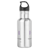 Père de la bouteille d'eau de mariée HAMbyWG (Dos)