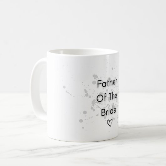 Père de la mariée Mug (Devant gauche)