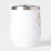 Père de la mariée Nom cadeau Gold & Black (Avant)