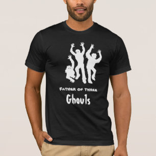 Père de trois goules T-shirt drôle de maman Hallow