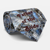 PÈRE de vague de la cravate de JEUNE MARIÉE (Roulé)