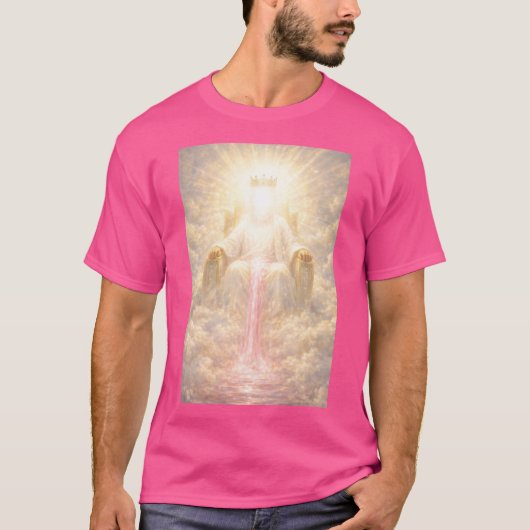 Père Dieu assis sur le trône T-Shirt (Devant)