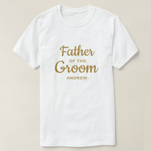 Père du T-shirt personnalisé Groom