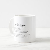 Père En Droit Café Mug Cadeau (Devant gauche)
