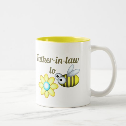 Père en droit d'être deux Tone de café Mug (Droit)