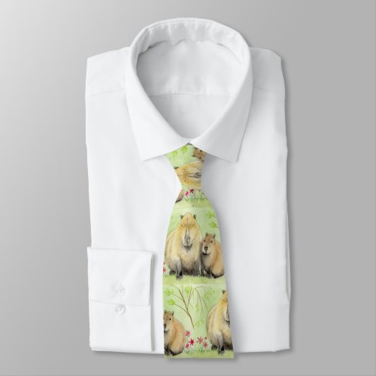 Père et bébé Cravate Capybara (Attaché)