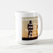 Père, Fils Prier Café Mug (Devant droit)