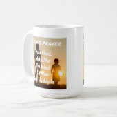 Père, Fils Prier Café Mug (Devant gauche)