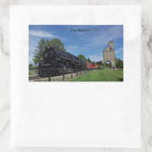 Pere Marquette 1223 treinsticker Rechthoekige Sticker (Tas)