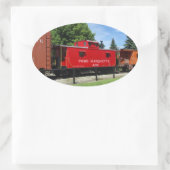 Pere Marquette autocollant de caboose (Sac)