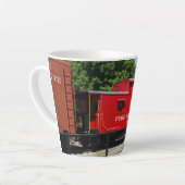 Pere Marquette Caboose mok voor latte (Linkerhoek)