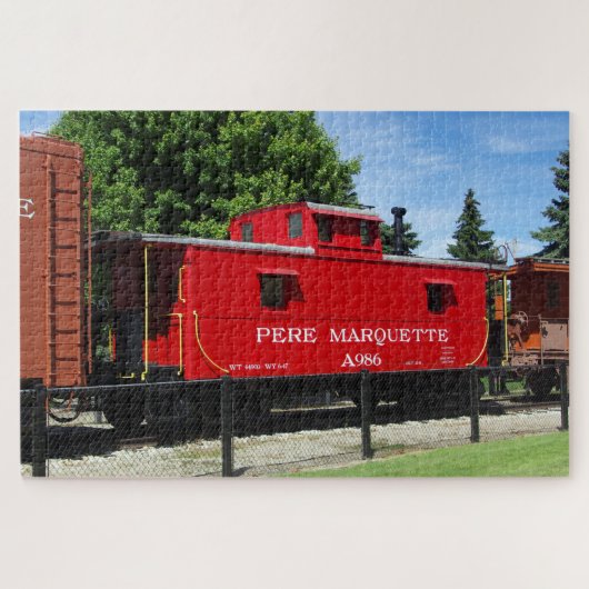 Pere Marquette Caboose puzzel Legpuzzel (Horizontaal)