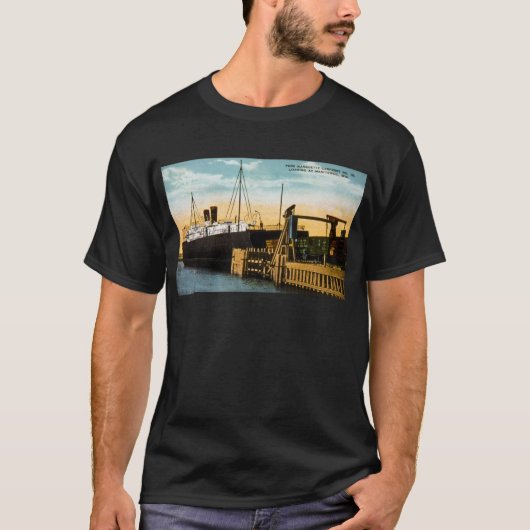Pere Marquette Car Ferry nr. 18, Manitowoc T-shirt (Voorkant)