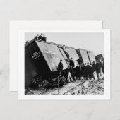 Pere Marquette Railway Freight Wreck Briefkaart (Voorkant / Achterkant)