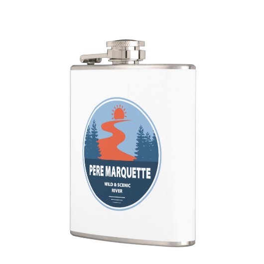 Pere Marquette Wild en de Schilderachtig rivier Heupfles (Links)