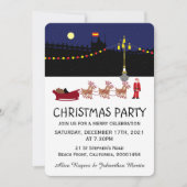 Père Noël À Madrid Fête De Noël Invitation (Devant)