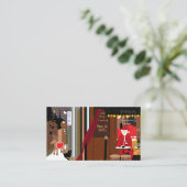 Père Noël à Paris, Invitation de billet de soirée  (Debout devant)