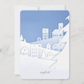 Père Noël A Une Nouvelle Carte De Vacances Stop (Dos)