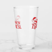 Père Noël aide verre décoratif de Noël (Gauche)