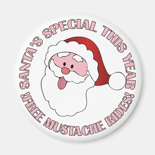Père Noël, aimant des tours de moustache (Devant)