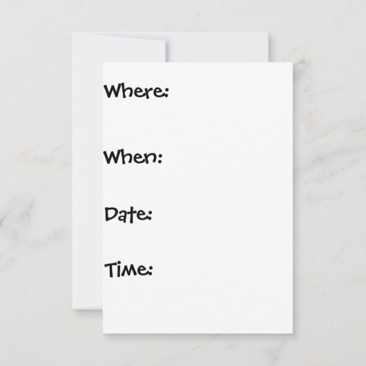 Père Noël aime Cookies Invitation (Dos)