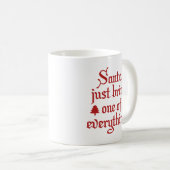 Père Noël, Apporte Un De Tout ! Café Mug (Devant droit)