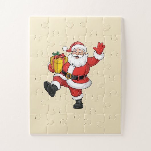 Père Noël arrive puzzle (Vertical)
